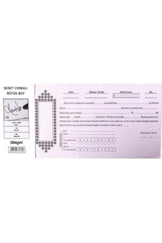 Büyük Boy Senet Zımbalı 50 Yp