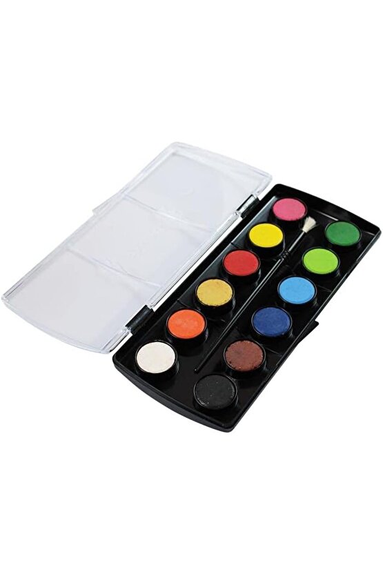 12li Büyük Boy Sulu Boya Seti  50040