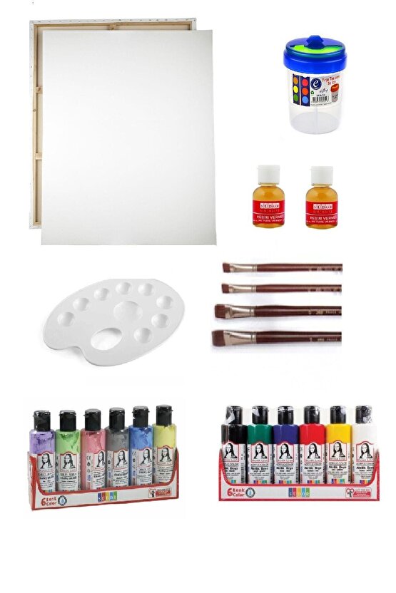 Akrilik Boya Başlangıç Seti 12x70 ml Canlı-pastel Renkler