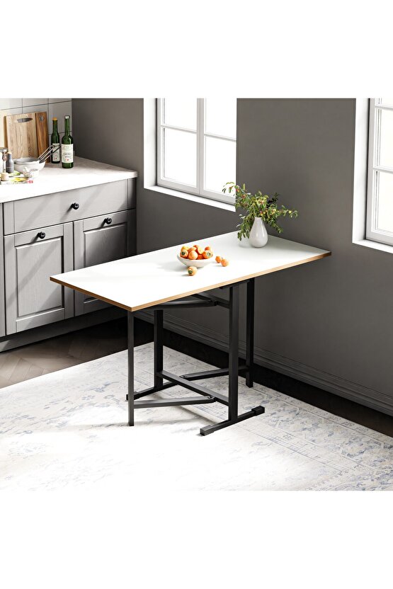 Katlanır Masa Mutfak Masa Kanatlı Kırma Masa