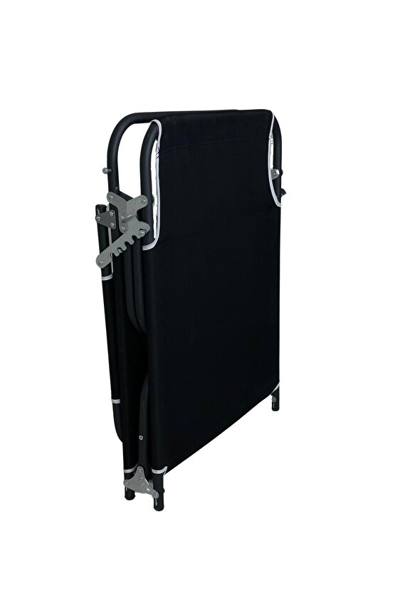 Katlanır Kamp Yatağı Şezlong Katlanır Sandalye Katlanır Şezlong Siyah 1316