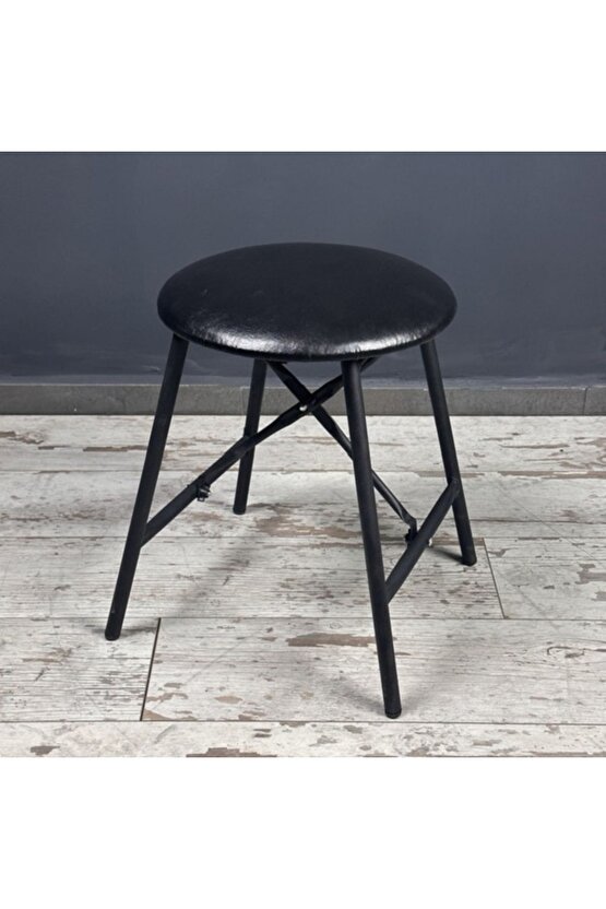 Masa Sandalye Takımı Atlantik Çam Oval Mutfak Masası Döşemeli Tabure Takımı Yemek Masası 1241