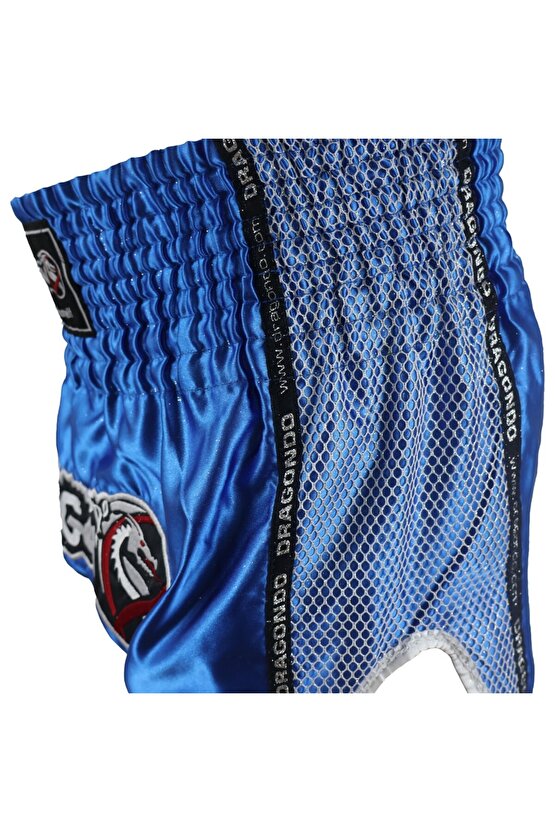 MT3076 Shiny Muay Thai Mavi Kick Boks Şortu