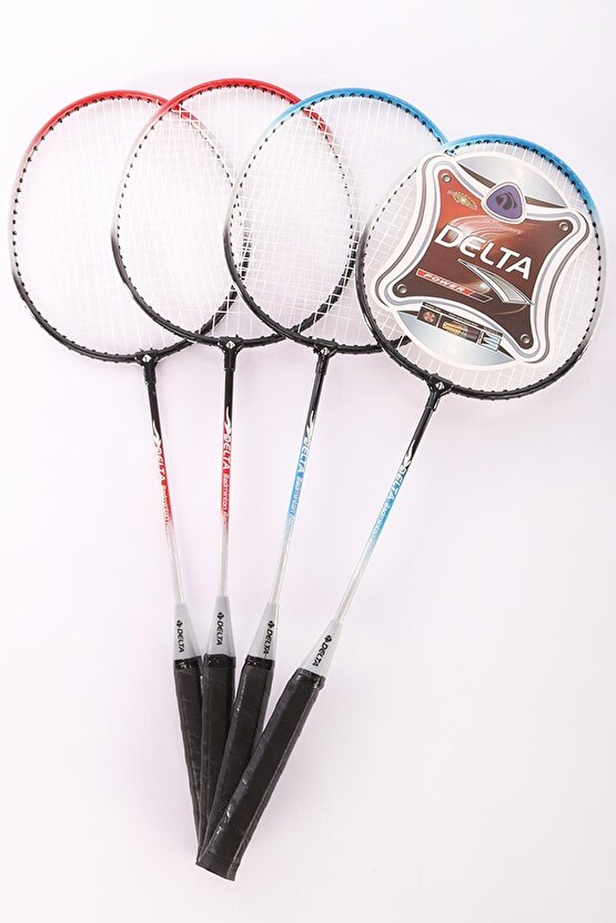 4 Adet Badminton Raketi İle 3 Adet Badminton Topu Ve Deluxe Badminton Çantası Dörtlü Grup Seti