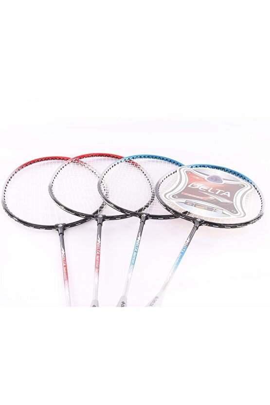 4 Adet Badminton Raketi İle 3 Adet Badminton Topu Ve Deluxe Badminton Çantası Dörtlü Grup Seti