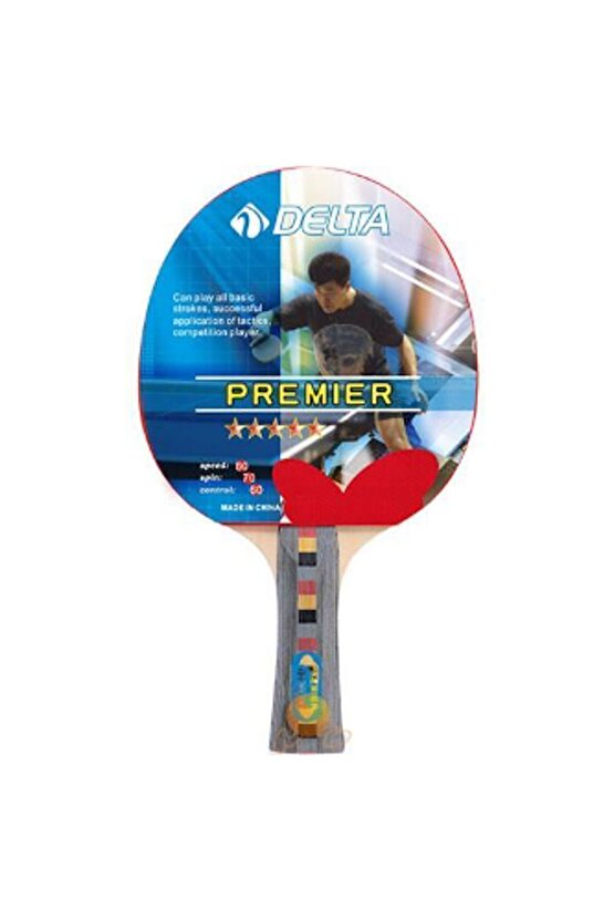 Premier 5 Yıldız Masa Tenisi Raketi (Pinpon Raketi)