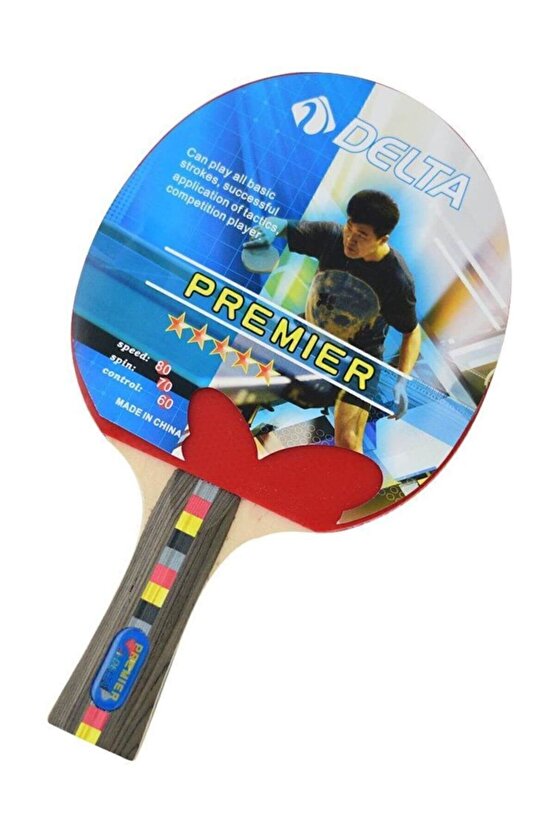 Premier 5 Yıldız Masa Tenisi Raketi (Pinpon Raketi)