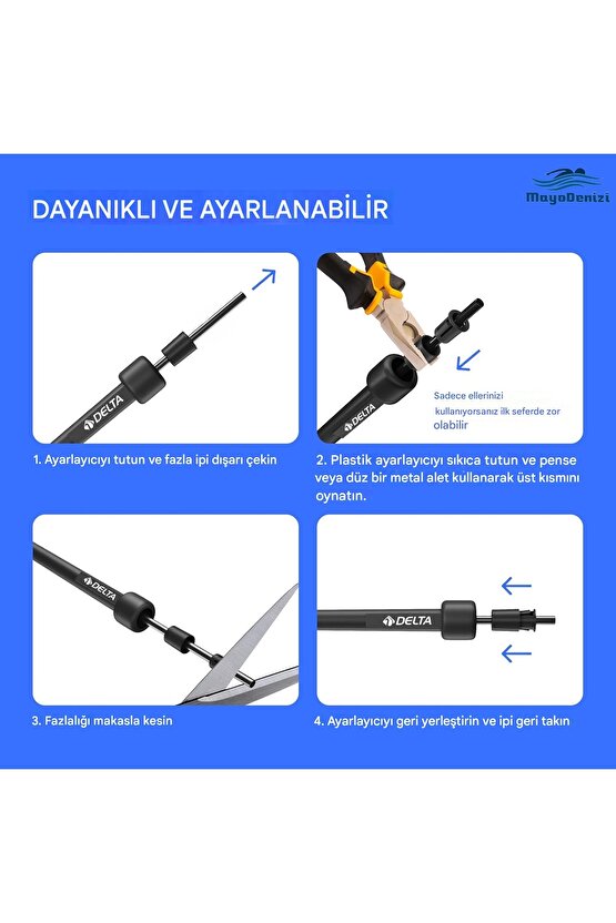 Lila Uzunluğu Ayarlanabilir Deluxe Atlama İpi