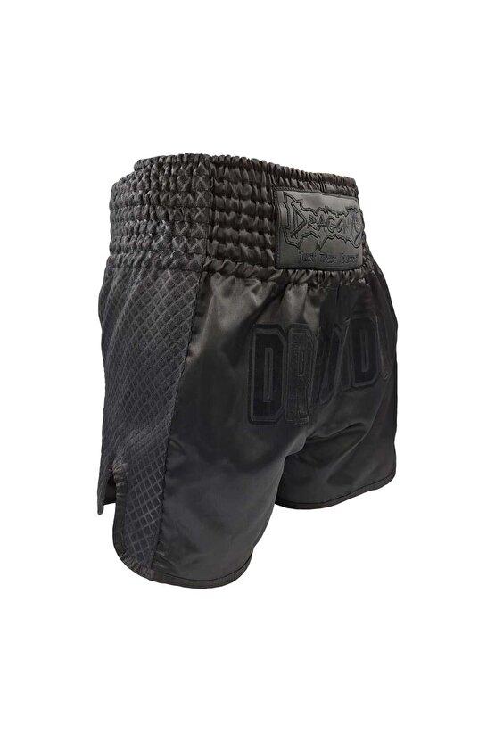 MT3025 Black Night Muay Thai Şortu Siyah Antrenman Şortu