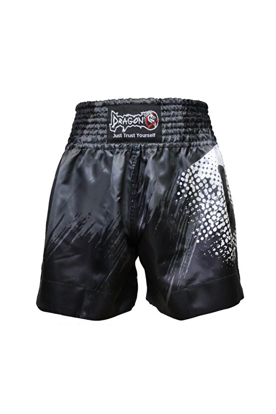 Dragon Sporcu Dişliği ve Mt3011 Muay Thai Kick Boks Şortu 2 li Set Dijital Baskılı Muay Thai Şortu