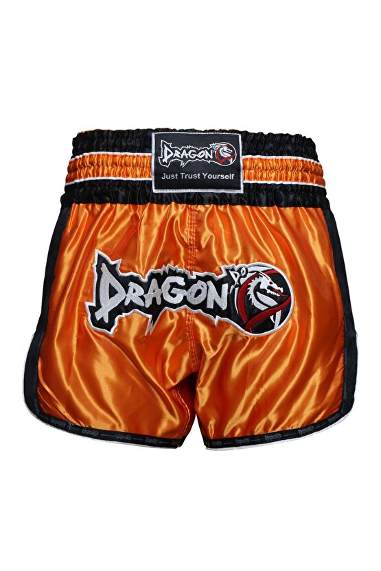 MT3075 Retro NEO Muaythai Şortu Muay Thai Şort Turuncu