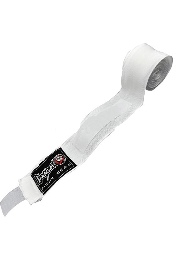 Dragon Retro Şort Muaythai Kick Boks  3,5 mt Bandaj ve Şeffaf Dişlik Kickboks Muay Thai 3lü Set