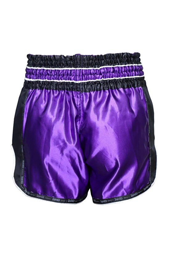 MT3075 Retro NEO Muaythai Şortu Mor Muay Thai Şort