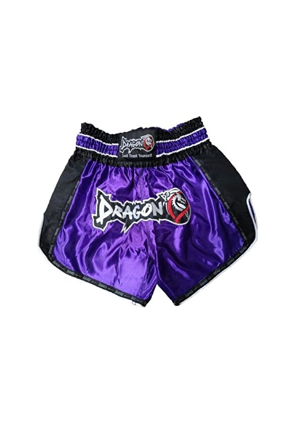 MT3075 Retro NEO Muaythai Şortu Mor Muay Thai Şort