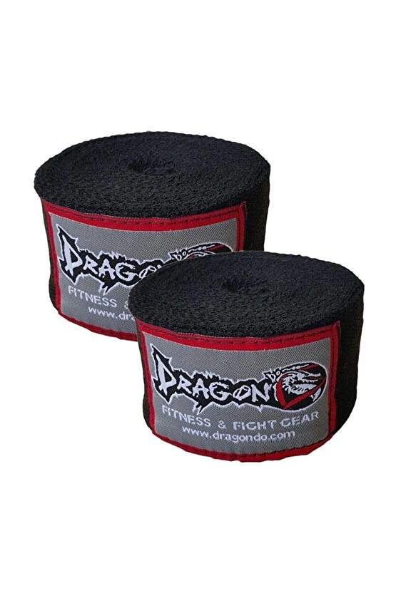 Dragon DragonDo 5 Metre Elastik Boks Bandaj ve Kutulu Profesyonel Şeffaf Dişlik 2li Set