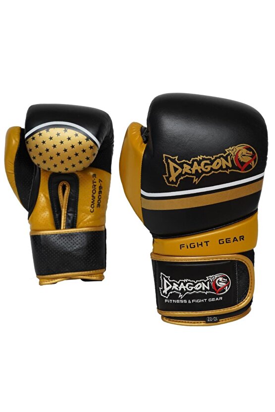 Dragon Comfort Gerçek Deri Boks Eldiveni KickBoks Muay Thai Boks Eldiveni