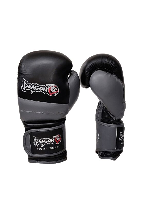 Attack 6 Boks, Kıck Boks, Muay Thai, Dragon Boks Eldiveni,  3 lü set, Bandaj dişlik eldiven