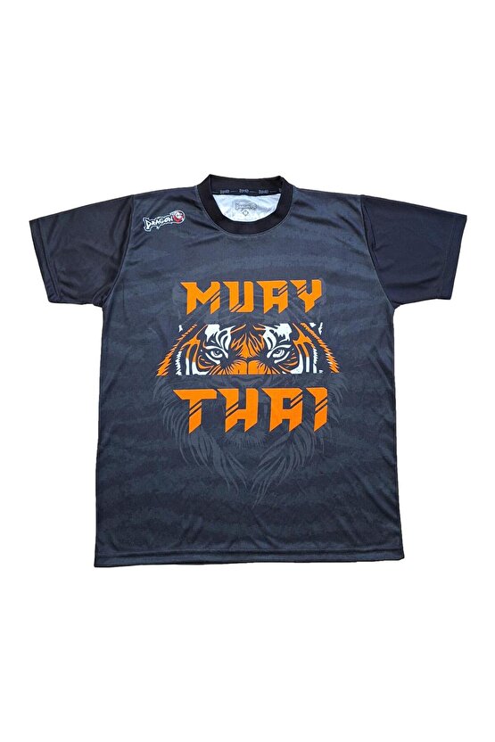 TX711 Tiger Muay Thai Tişört Dijital Baskılı Muaythai Tshirt