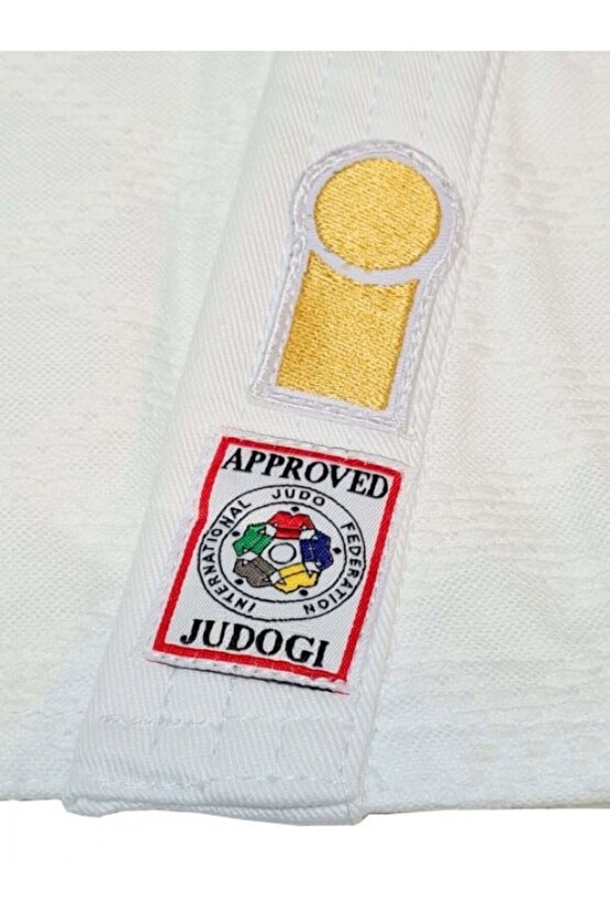IJF Onaylı Gold Judo Elbisesi Beyaz Judogi