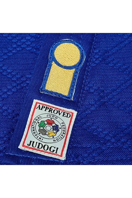 IJF Onaylı Gold Judo Elbisesi Mavi Judogi