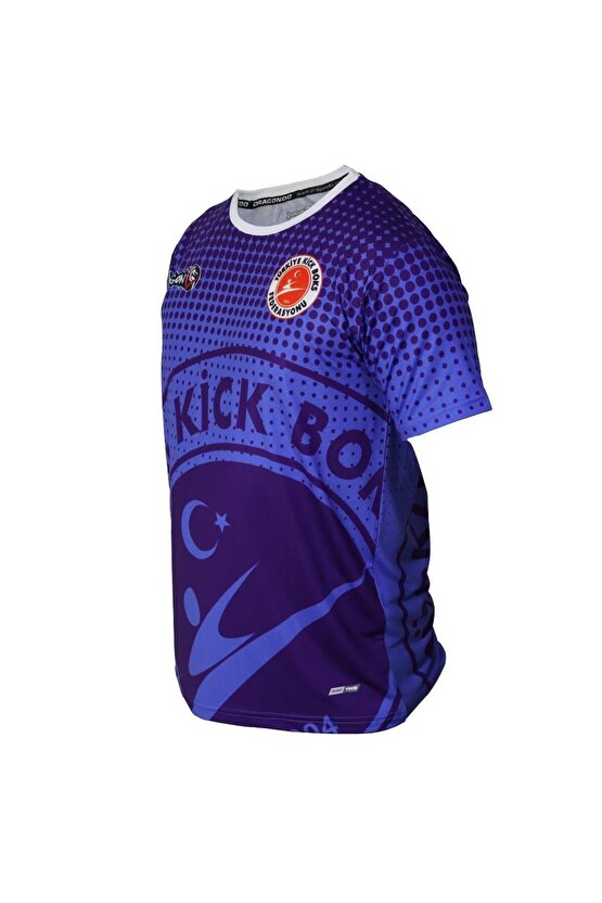 Do Unisex Mavi Kick Boks Tişört