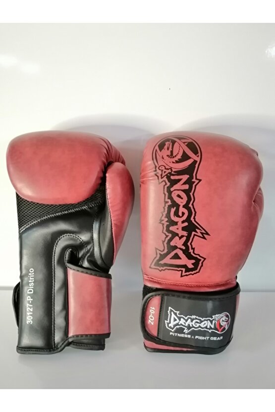 Marka Boks Eldiveni Siyah Kestane Renk Cırtlı Model Orjinal