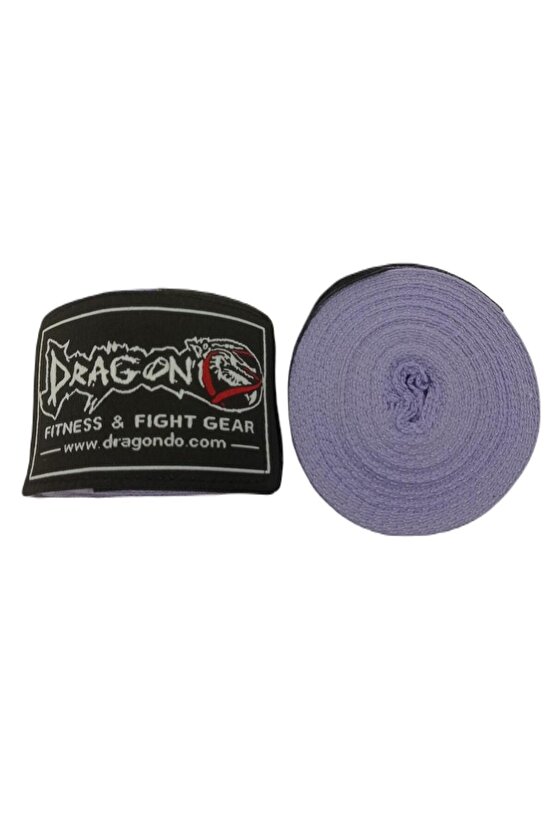 3,5 Metre Mor Boks Bandaj ve Şeffaf Dişlik Set Boks Seti