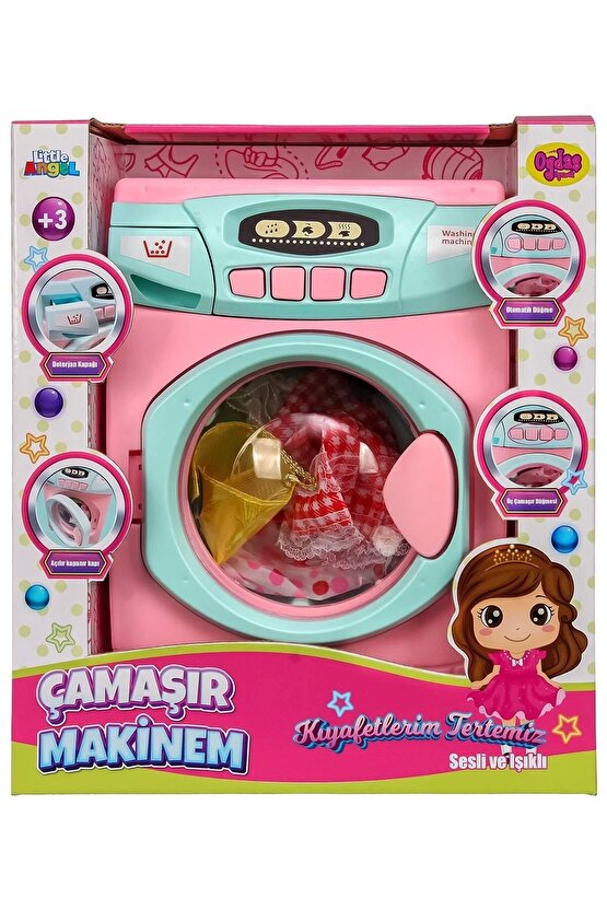 02608 Oydaş Oyuncak Pilli Büyük Boy Çamaşır Makinesi