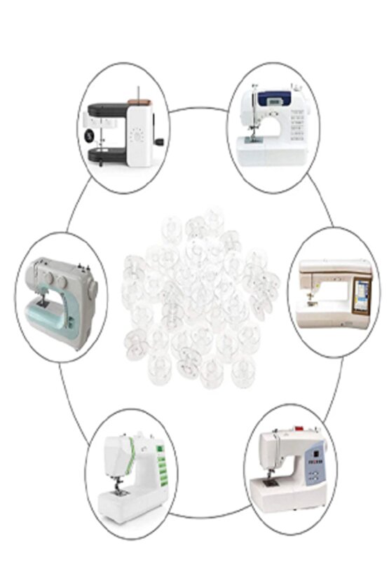 Zetina Uyumlu  Janome Bernina Bilumum Ev Tipi Dikiş Makinesi Masurası 10 Adet