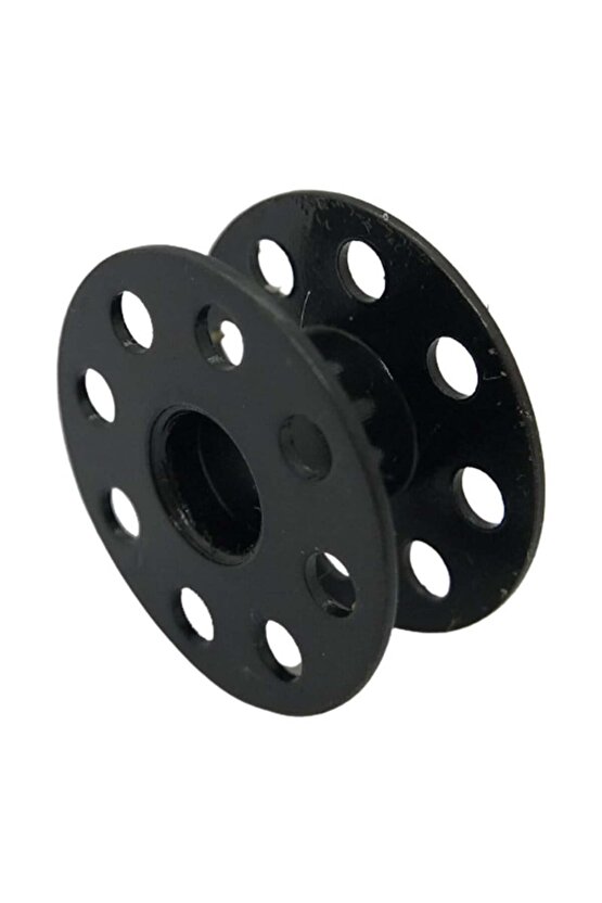 Düz Makine Metal Siyah Tırnaksız Masura  270010