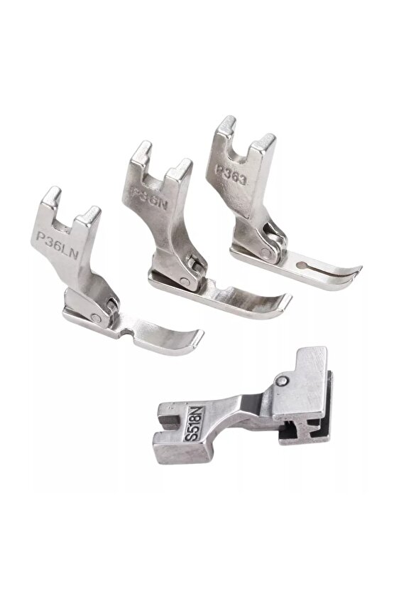 Sanayi Düz Makina Fermuar Ayak Seti 4 Adet Bir Arada Takım Olarak Gönderilecektir