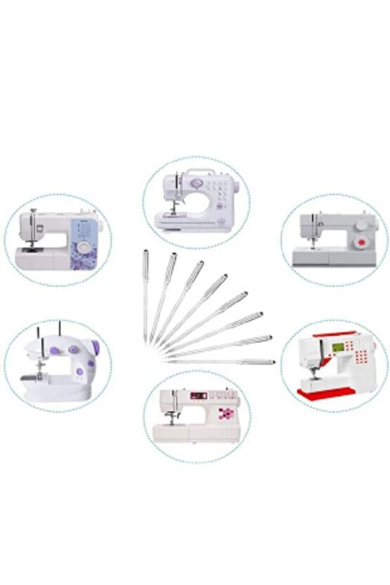 SİNGER BEKO ZETİNA JANOME 10LU BÜYÜK AYAK SETİ 9 ADET AYAK BİR PAKET ÇİFT İĞNE