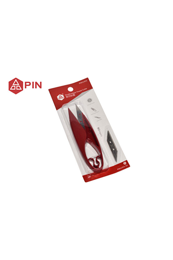 Pin Yedek Bıçaklı Iplik Temizleme Makası