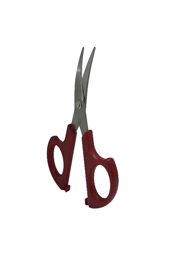 Plastik Saplı Eğri Nakış Makası (5.37 inç- 136.5mm)  HS-1673