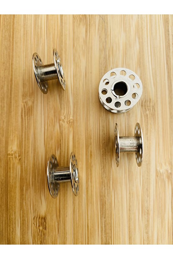 Ev Tipi Dikiş Makinesi Metal Beyaz Masura. 4lü.