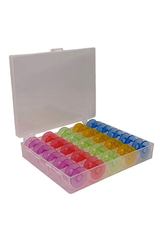 Ev Tipi Aile Dikiş Makinesi Plastik Geniş Masura Renkli (Kutulu)  HM2518M 25ADET