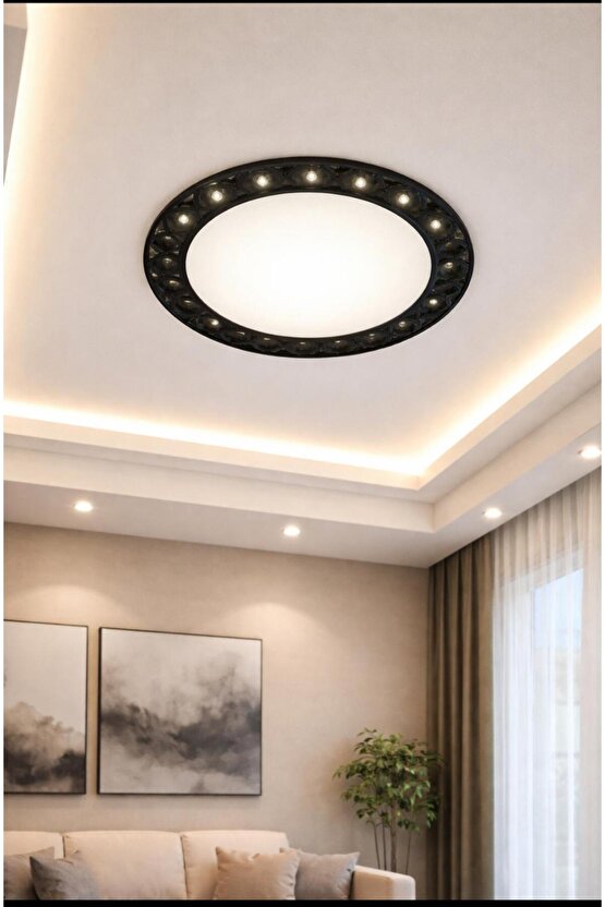 36 Watt, 3 Modlu Delik Çapı Ayarlanabilir 4000K Ilık Beyaz Işık Modern Tasarım Sıvaaltı Led Armatür