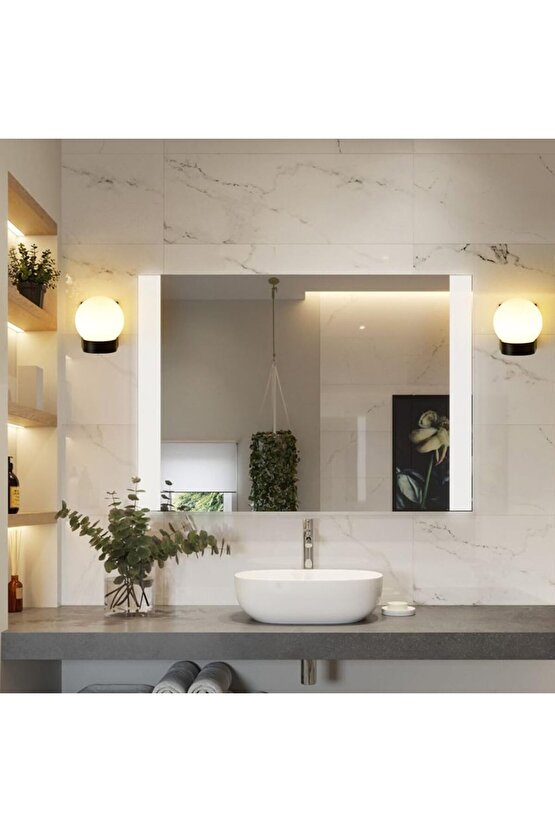 12 Watt Modern Tasarım İç ve Dış Mekan, Bahçe, Balkon, Banyo Apliği Günışığı Led Armatür Duvar Aplik