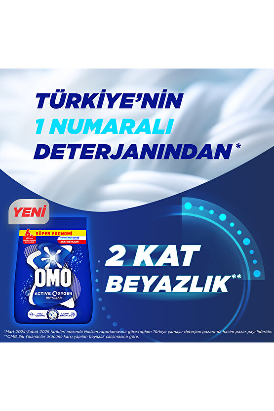 Active Oxygen Beyaz Çamaşırlar Için Toz Deterjanı 6 Kg