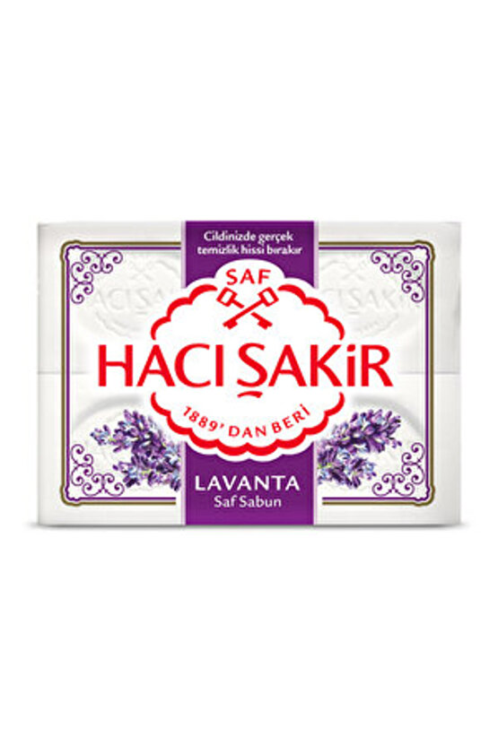 (3 ADET ) Hacı Şakir Lavanta Kalıp Sabun 4 x 150 gr