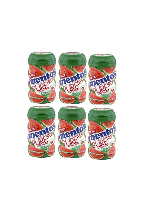 Fresh Pure Şekersiz Tatlandırıcılı Sakız 6 Adet x 90 g - Karpuz Aromalı