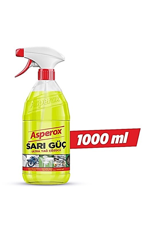 ASPEROX Sarı Güç Çok Amaçlı Ultra Temizleyici 2 x 1 L kargo bedava