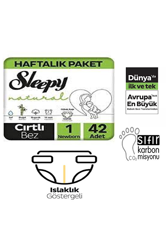 jumbo bebek bezi no:1 yeni doğan 2-5 KG (8681212069270)