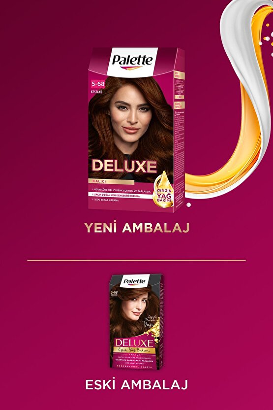 Deluxe Saç Boyası Yoğun Renkler 5-68 Kestane