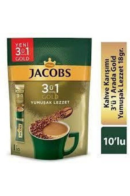 Gold Yumuşak Lezzet 3 Ü 1 Arada 10 Lu 2 Paket