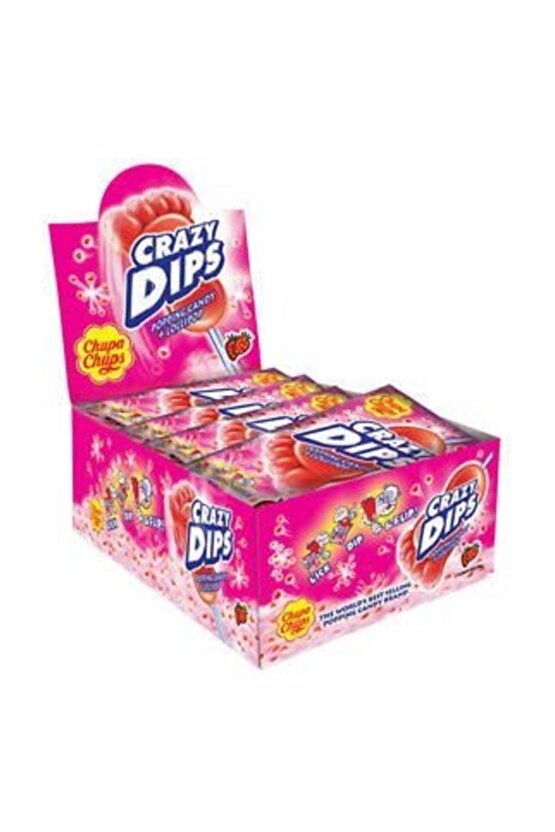 Crazy Dips Çilek 24 Adet 16 gr