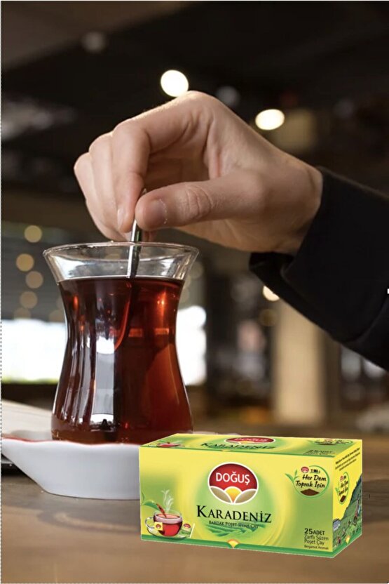 Karadeniz Bardak Poşet Siyah Çay - 25 li 4 ADET
