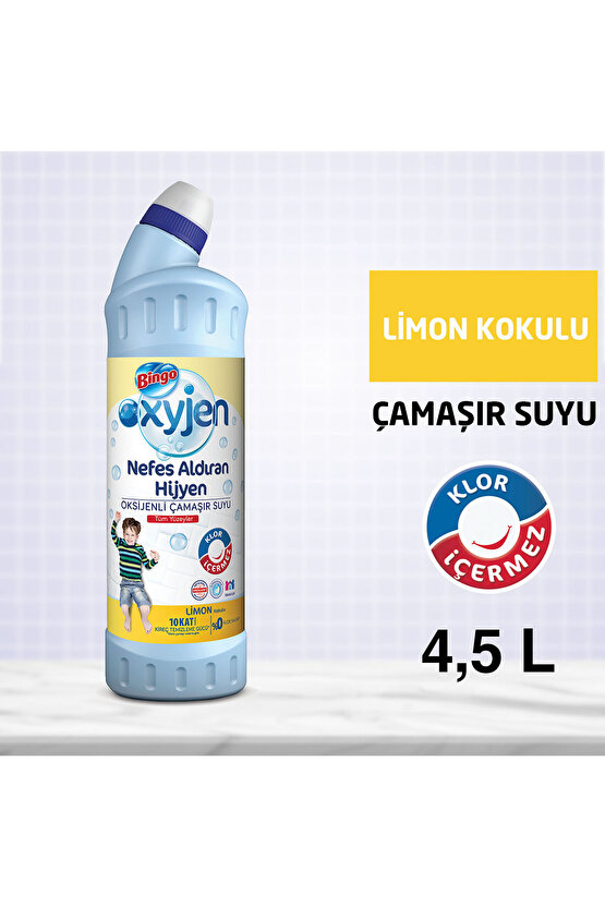 Oksijen Çamaşır Suyu 750 ml Hasas Hijyen Ekonomi Paketi 6lı