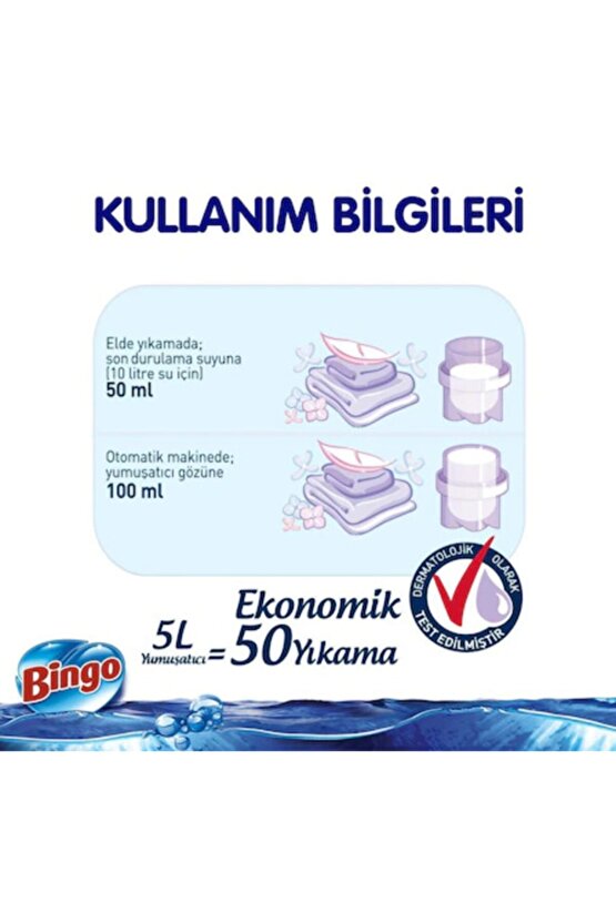 Soft Sıvı Çamaşır Yumuşatıcı Lovely 5 lt 4 Adet