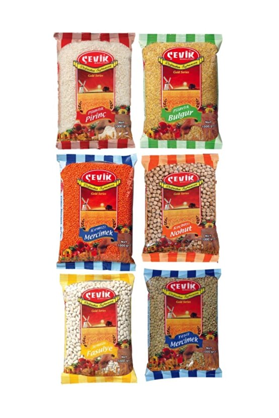 Bakliyat Paketi Süper 1kg X 6 Paket